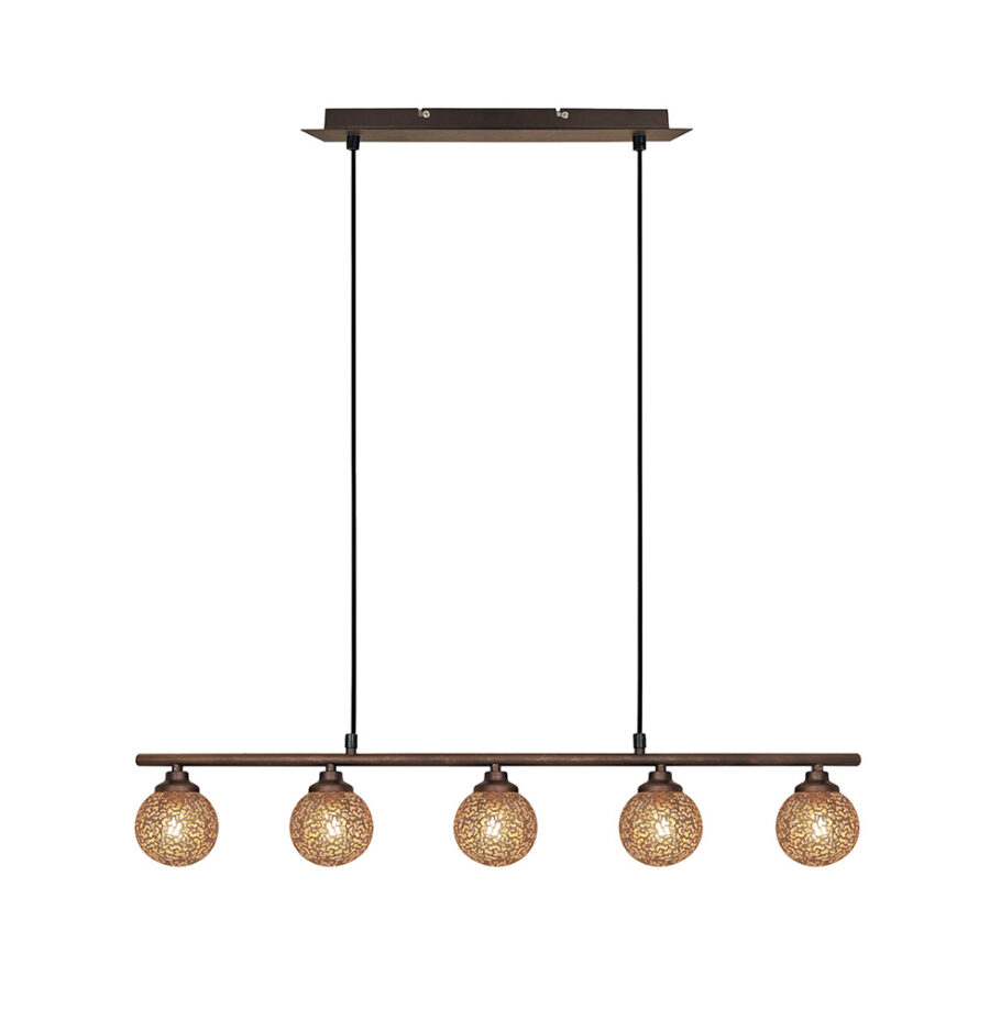 Suspensie de interior Sissy - Art. 4193000, Viokef, Auriu/Maro
