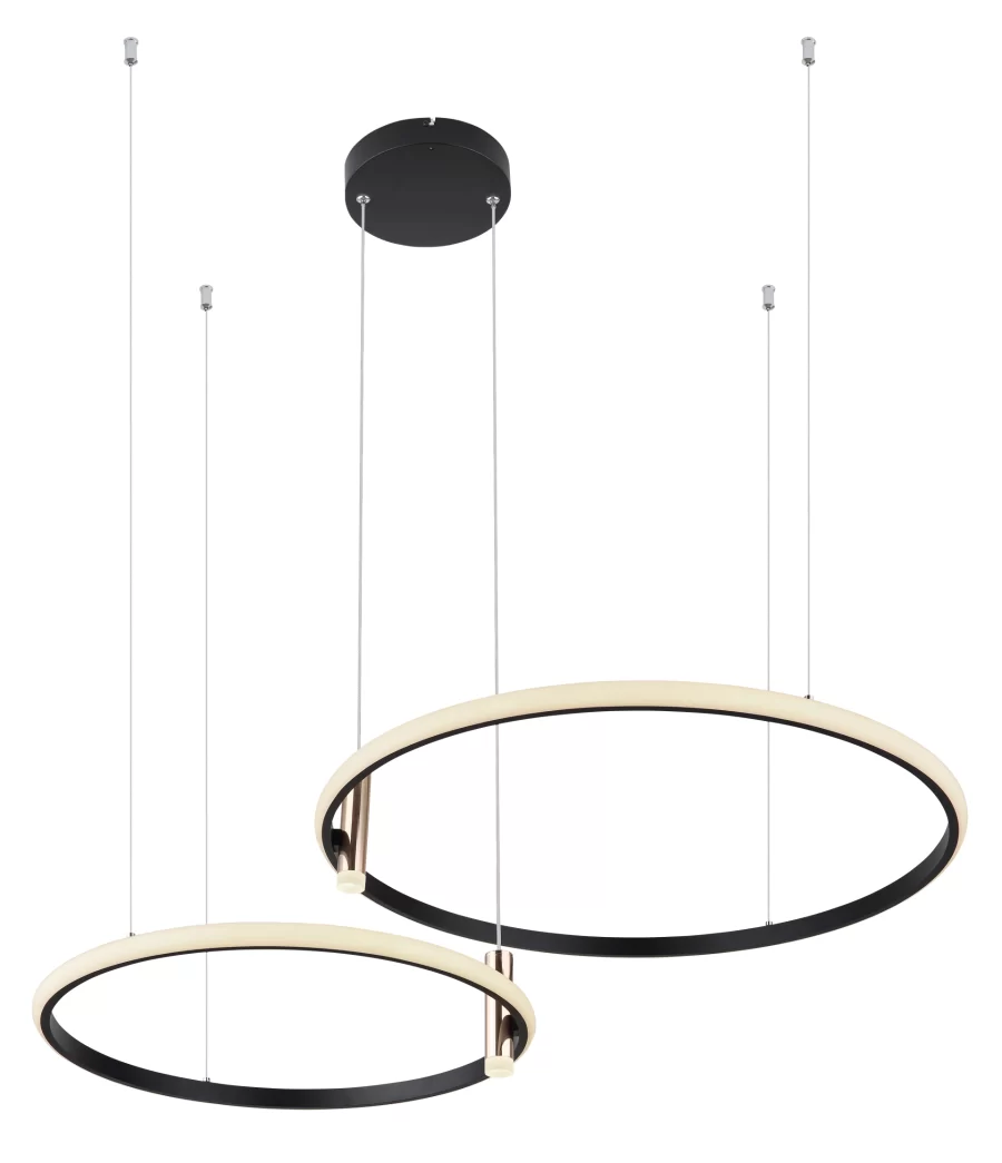 Suspensie de interior COCO - Art. 67300H, Globo, Negru/Auriu