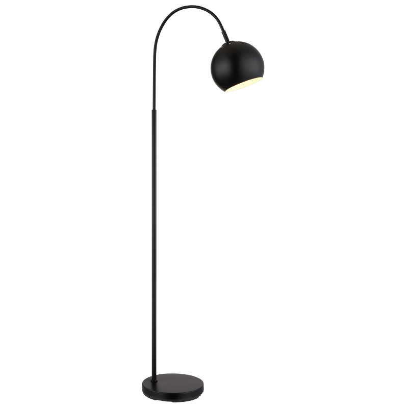 Lampadar de interior BENNO - Art. 24779B, Globo, Negru