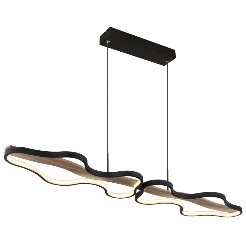 Suspensie de interior BEZZY - Art. 67181H1, Globo, Negru/Maro