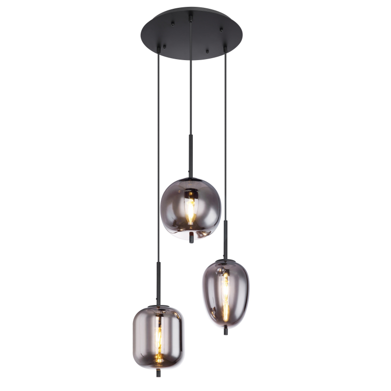 Suspensie de interior BLACKY - Art. 15345-3, Globo, Negru
