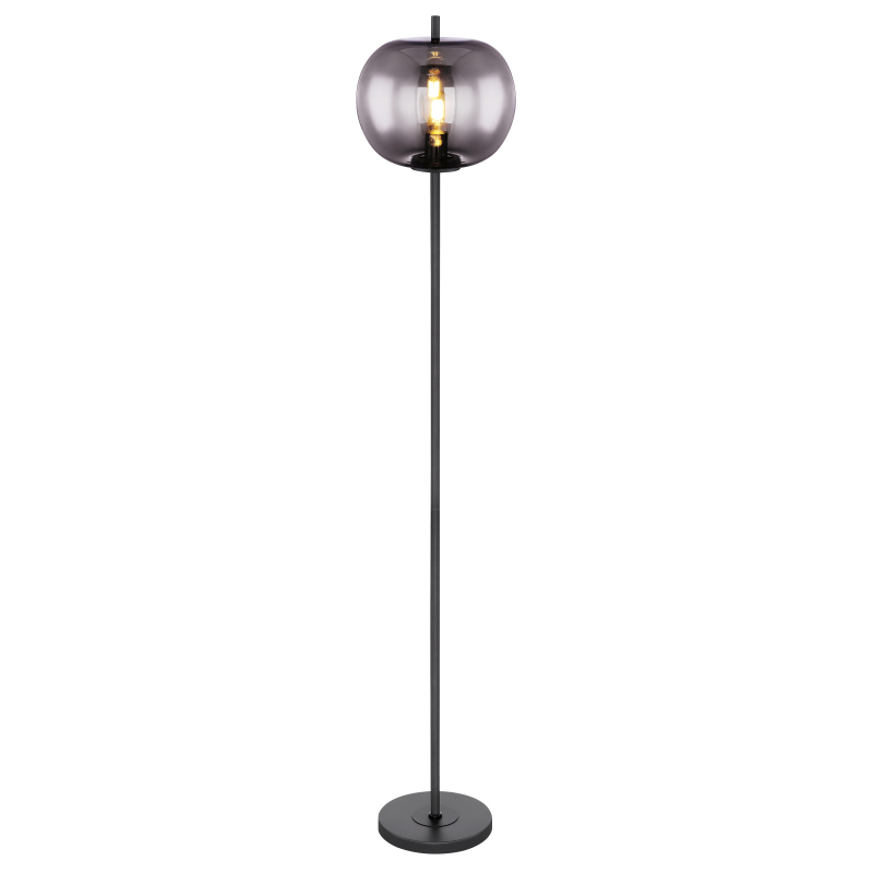 Lampadar de interior BLACKY - Art. 15345S, Globo, Negru