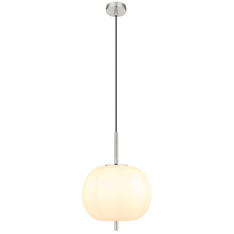 Suspensie de interior BLACKY I - Art. 15345H1NO, Globo, Alb/Nichel