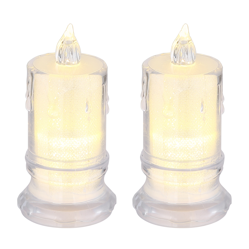 Veioză de interior CANDLE - Art. 28075-2, Globo, Transparent