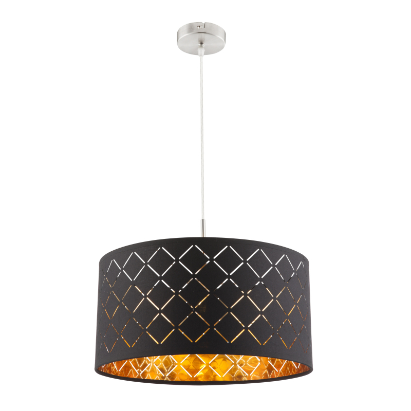 Suspensie de interior CLARKE - Art. 15229H, Globo, Negru/Auriu