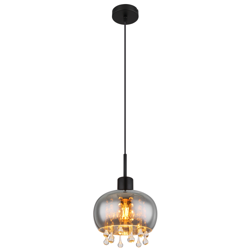Pendul de interior CORRY - Art. 15839H, Globo, Fumuriu/Negru