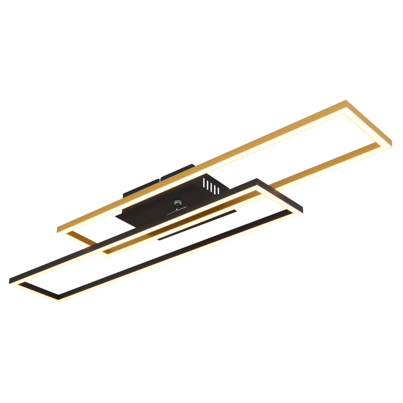 Plafonieră de interior DAKARI - Art. 67208-30G, Globo, Negru/Auriu