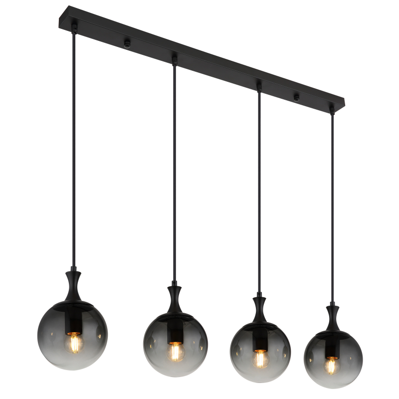 Suspensie de interior DALTON - Art. 15885-4H, Globo, Negru