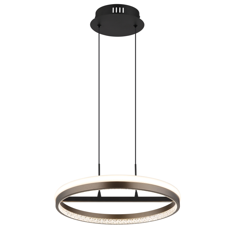 Suspensie de interior DELLA - Art. 67179H, Globo, Negru/Gri