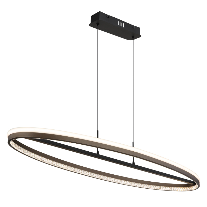 Suspensie de interior DELLA - Art. 67179H1, Globo, Negru/Gri