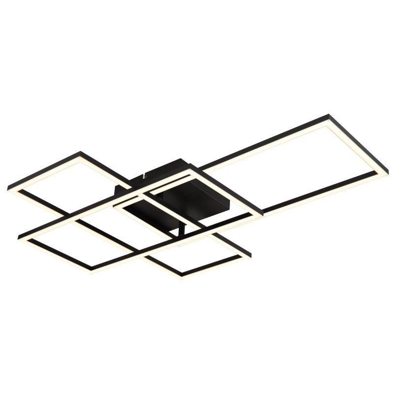 Plafonieră de interior GABRIEL - Art. 67227-40NBSH, Globo, Negru