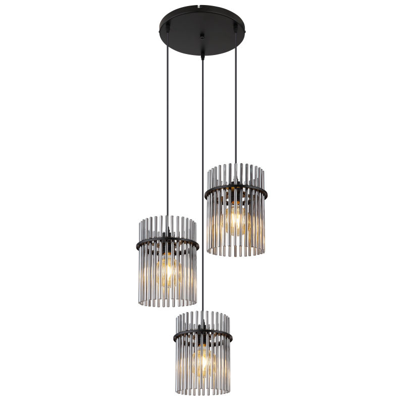 Suspensie de interior GORLEY - Art. 15698-3HR, Globo, Negru