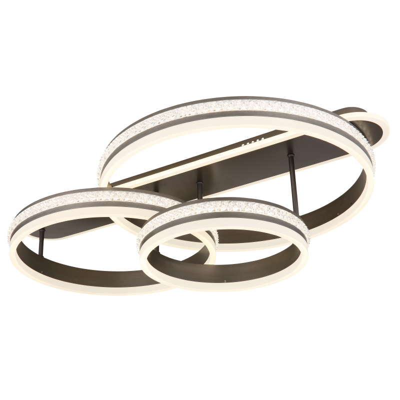 Plafonieră de interior GROUNI - Art. 67314-75, Globo, Alb/Negru