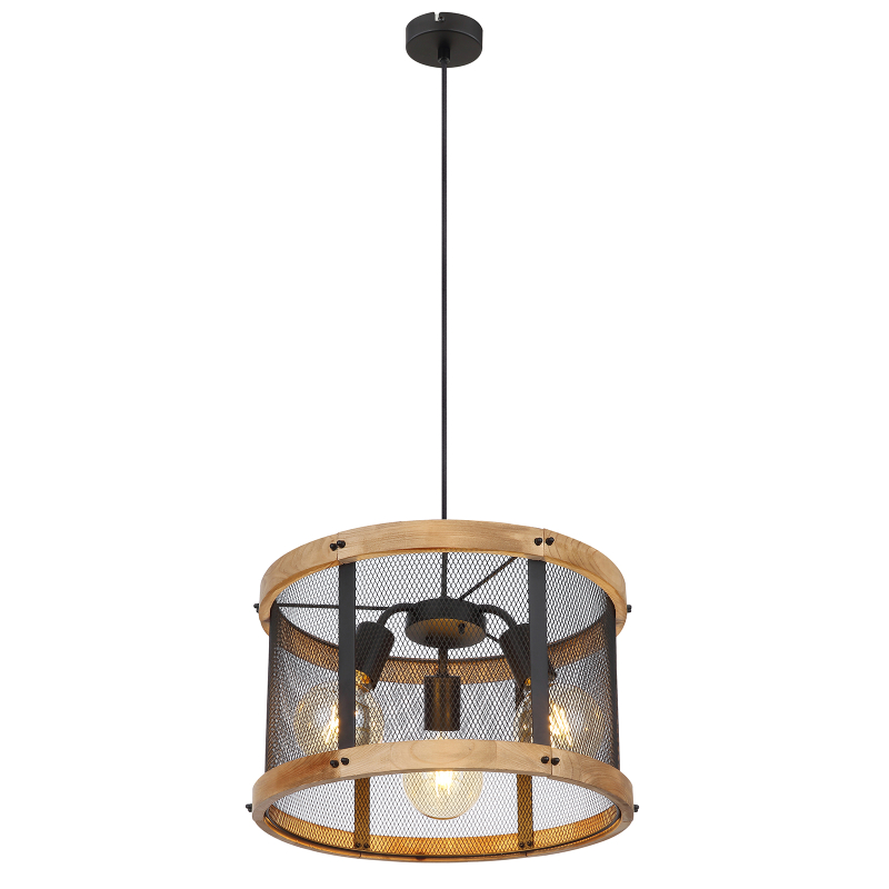 Suspensie de interior JEANIE - Art. 15661H1, Globo, Negru/Maro