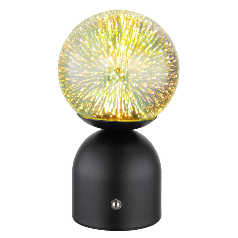 Veioză de interior JULSY - Art. 21006SS, Globo, Negru