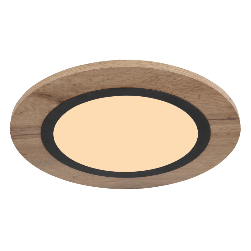 Plafonieră de interior LEA - Art. 67292D3, Globo, Alb/Negru/Maro
