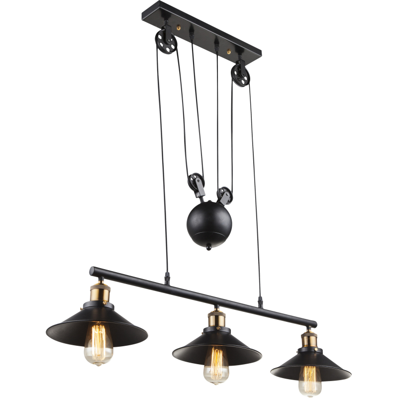 Suspensie de interior LENIUS - Art. 15053-3, Globo, Negru