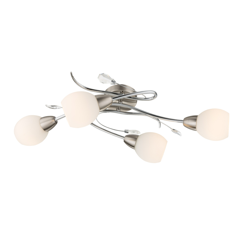 Plafonieră de interior LILLY - Art. 60209-4, Globo, Crom