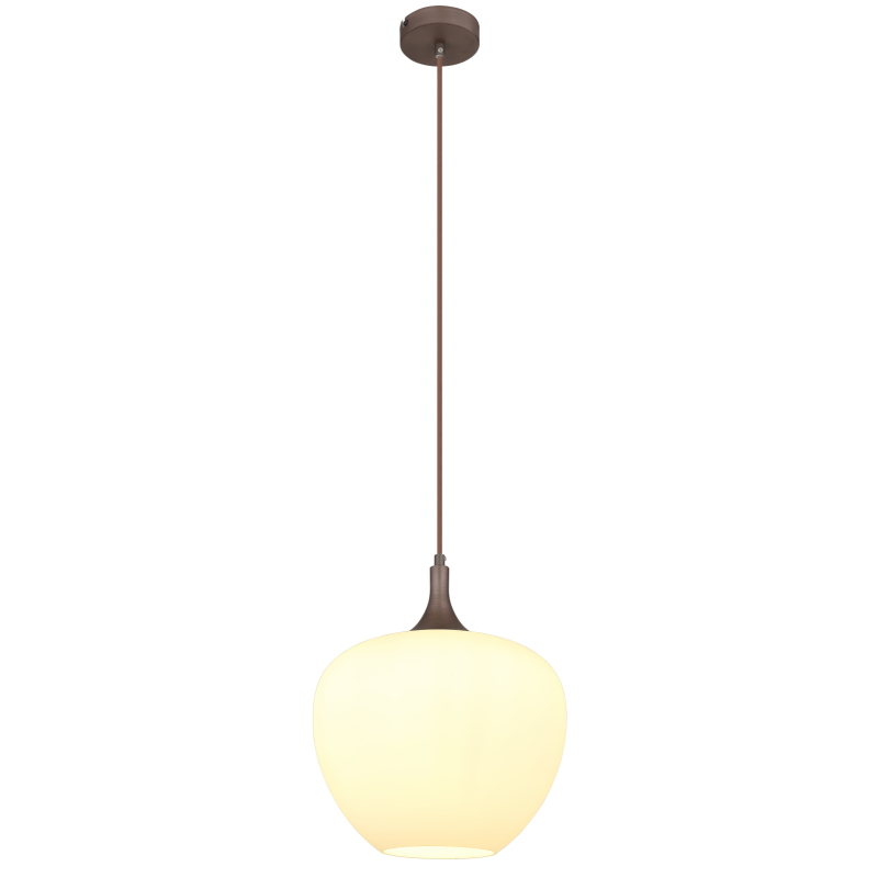Suspensie de interior MAXY - Art. 15548H1C, Globo, Alb/Cafeniu