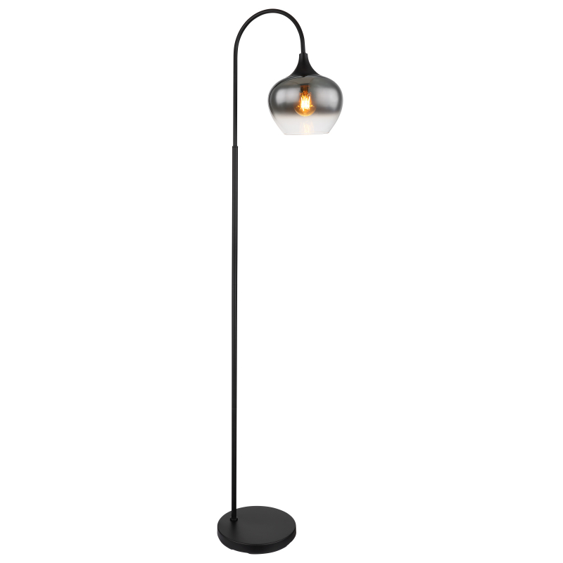 Lampadar de interior MAXY - Art. 15548S, Globo, Negru