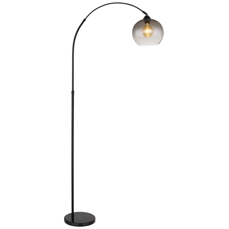 Lampadar de interior NEWCASTLE - Art. 58227BS, Globo, Negru