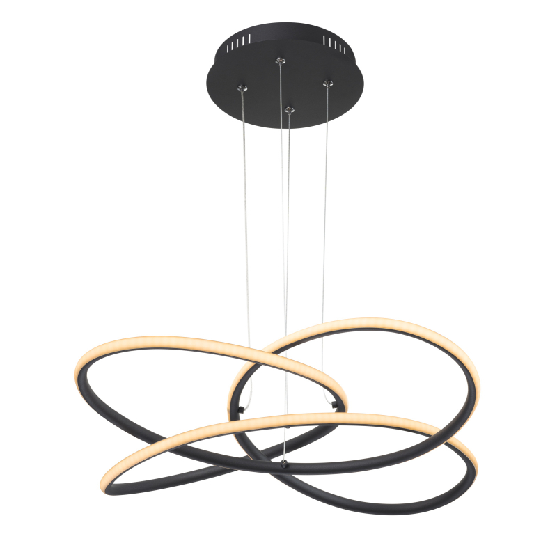 Suspensie de interior PANDA - Art. 67201SH-30, Globo, Alb/Negru