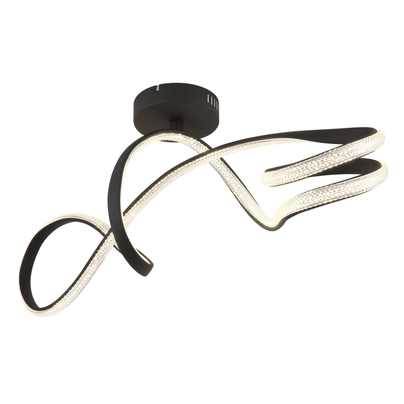 Plafonieră de interior SWIRL - Art. 67341DS, Globo, Negru