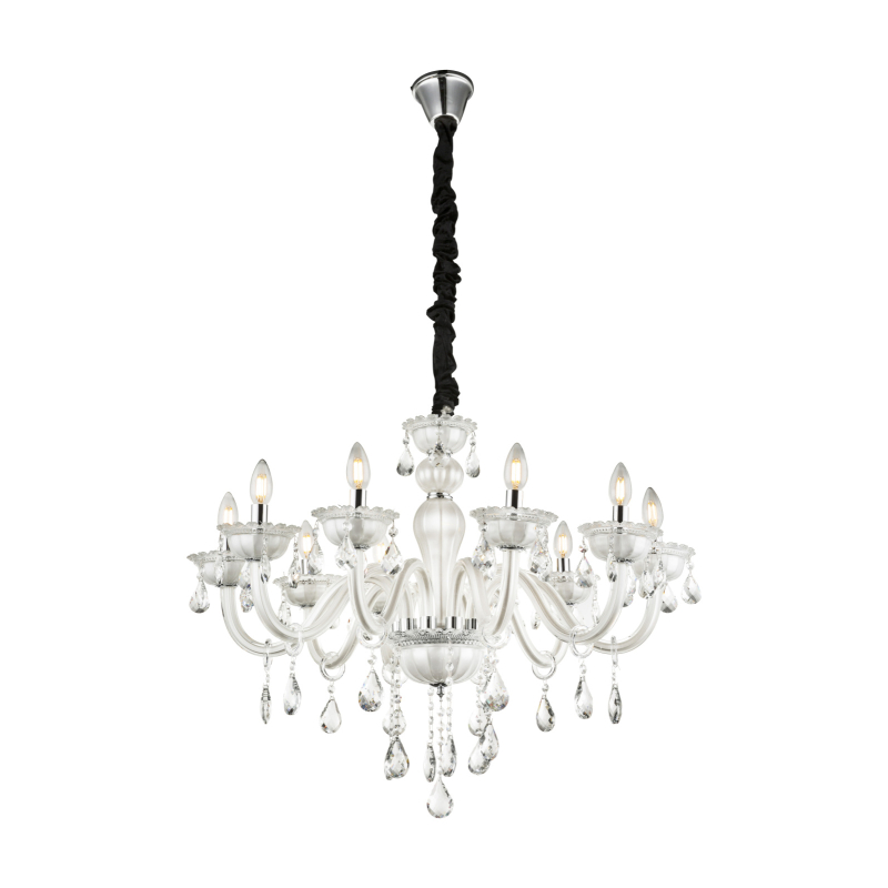 Candelabru de interior TEEJAY - Art. 64118-10, Globo, Alb