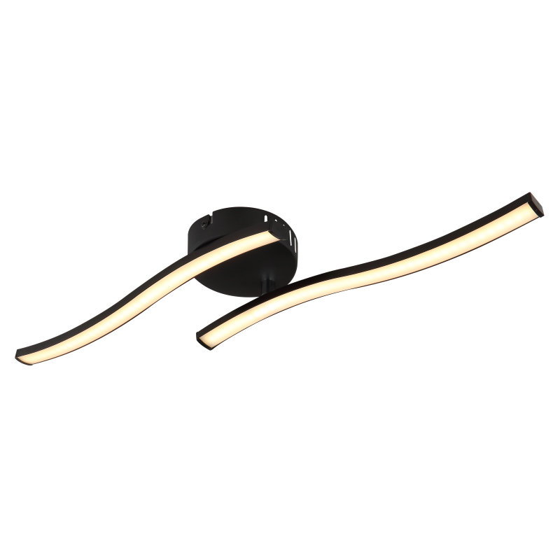 Plafonieră de interior TYLER - Art. 67178S, Globo, Negru