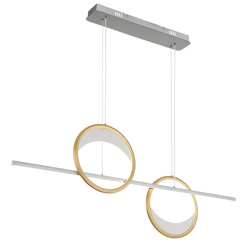 Suspensie de interior UMBRA - Art. 67333-40H, Globo, Alb/Argintiu/Auriu