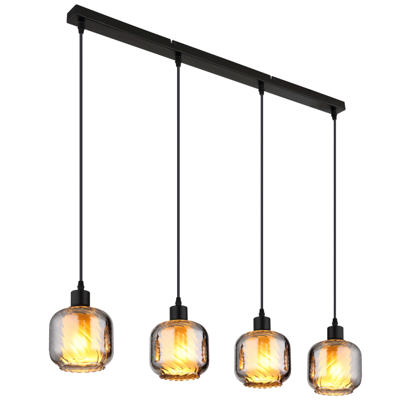 Suspensie de interior XIA - Art. 15754-4H, Globo, Negru