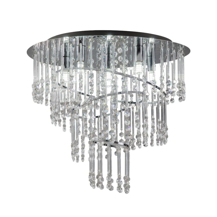 Candelabru de interior TERRE - Art. 19154L, Zuma Line, Crom
