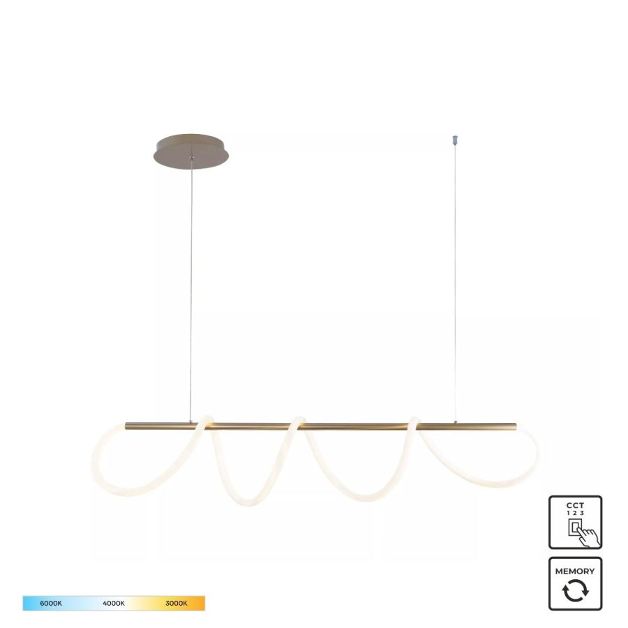 Suspensie de interior BALBO - Art. 20006PM-GD, Zuma Line, Auriu