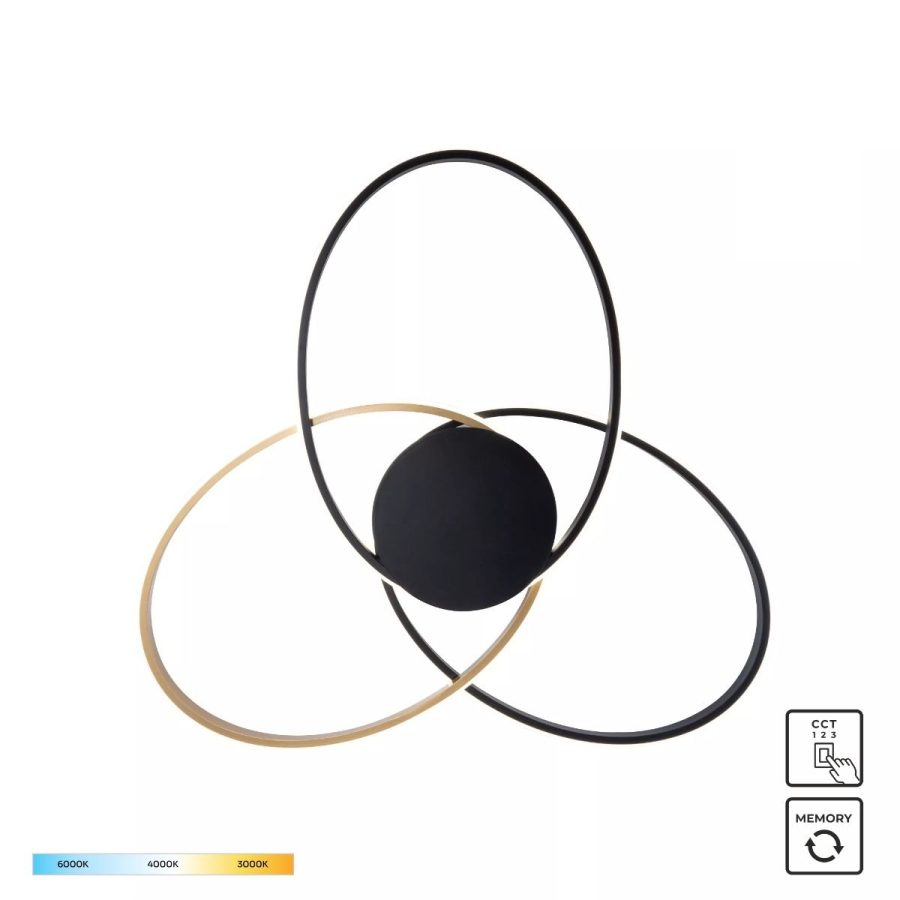 Lustră de interior BOLD - Art. 20169-GD, Zuma Line, Negru