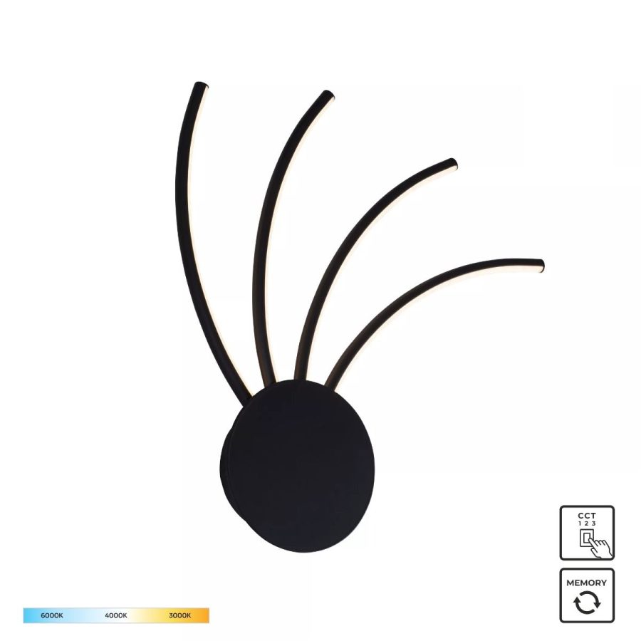 Aplică de interior DIOGO - Art. 2200014-BK, Zuma Line, Negru