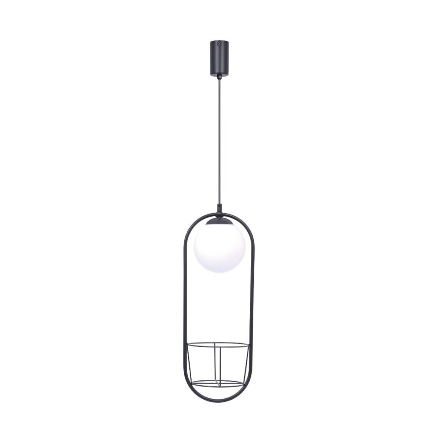 Suspensie de interior PLANT - Art. 5003, Zuma Line, Negru/Alb