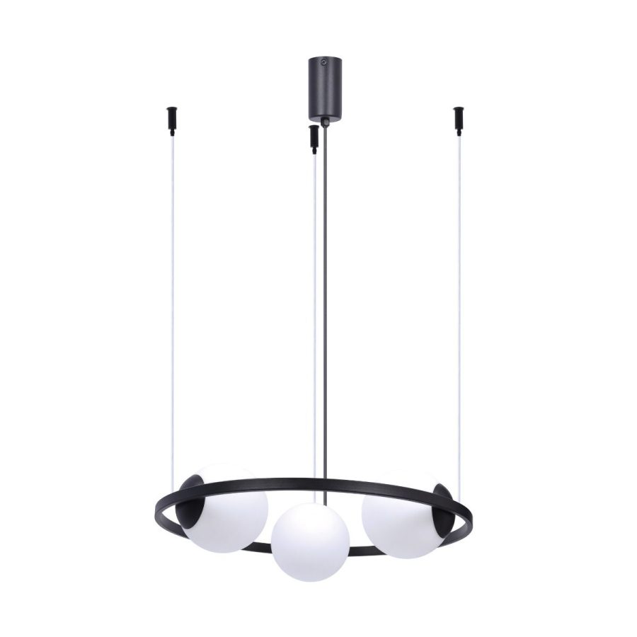 Suspensie de interior ORBIT - Art. 5004, Zuma Line, Negru/Alb