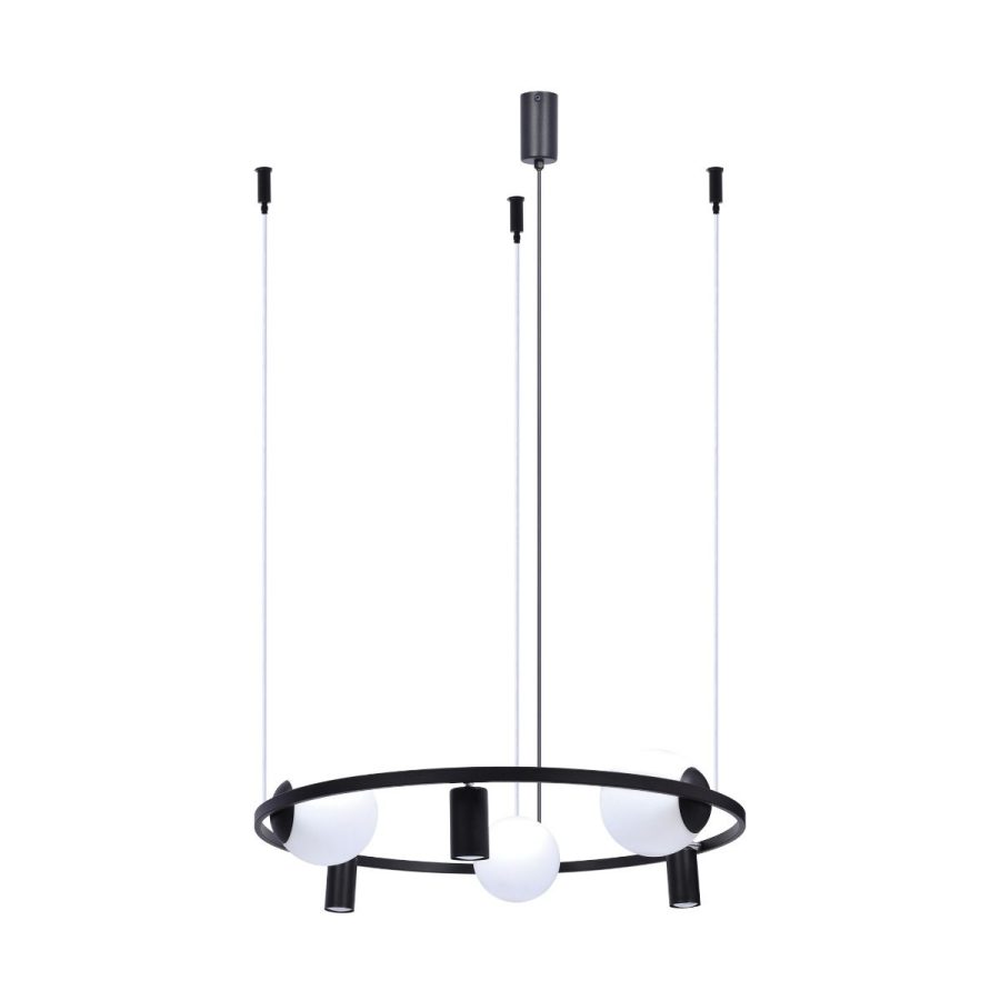 Suspensie de interior ORBIT - Art. 5006, Zuma Line, Negru/Alb