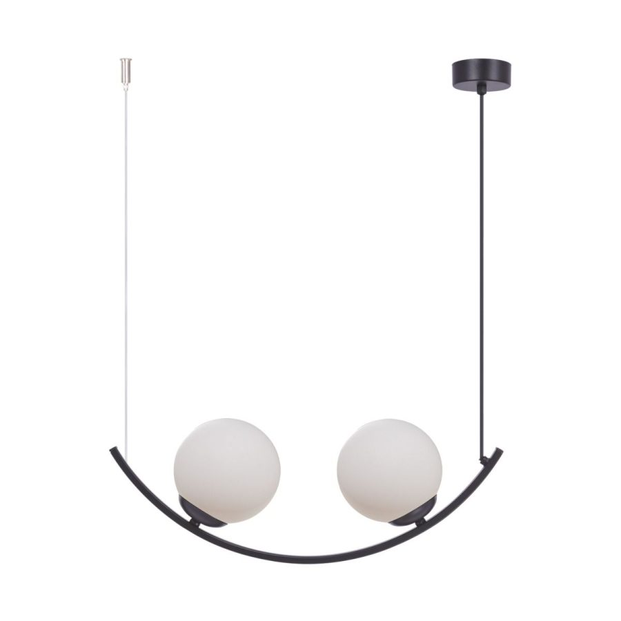 Suspensie de interior WAVE 1 - Art. 5012, Zuma Line, Negru/Alb