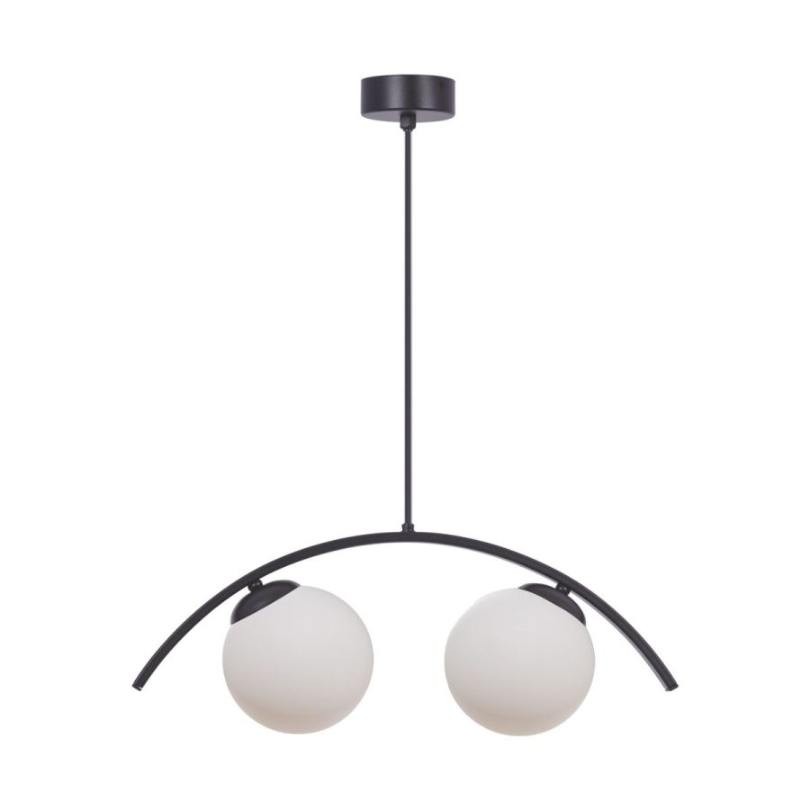 Suspensie de interior WAVE 2 - Art. 5013, Zuma Line, Negru/Alb