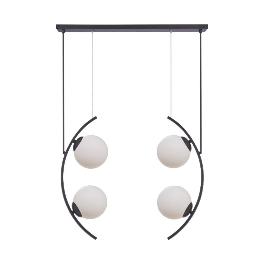 Suspensie de interior HELIX - Art. 5016, Zuma Line, Negru/Alb