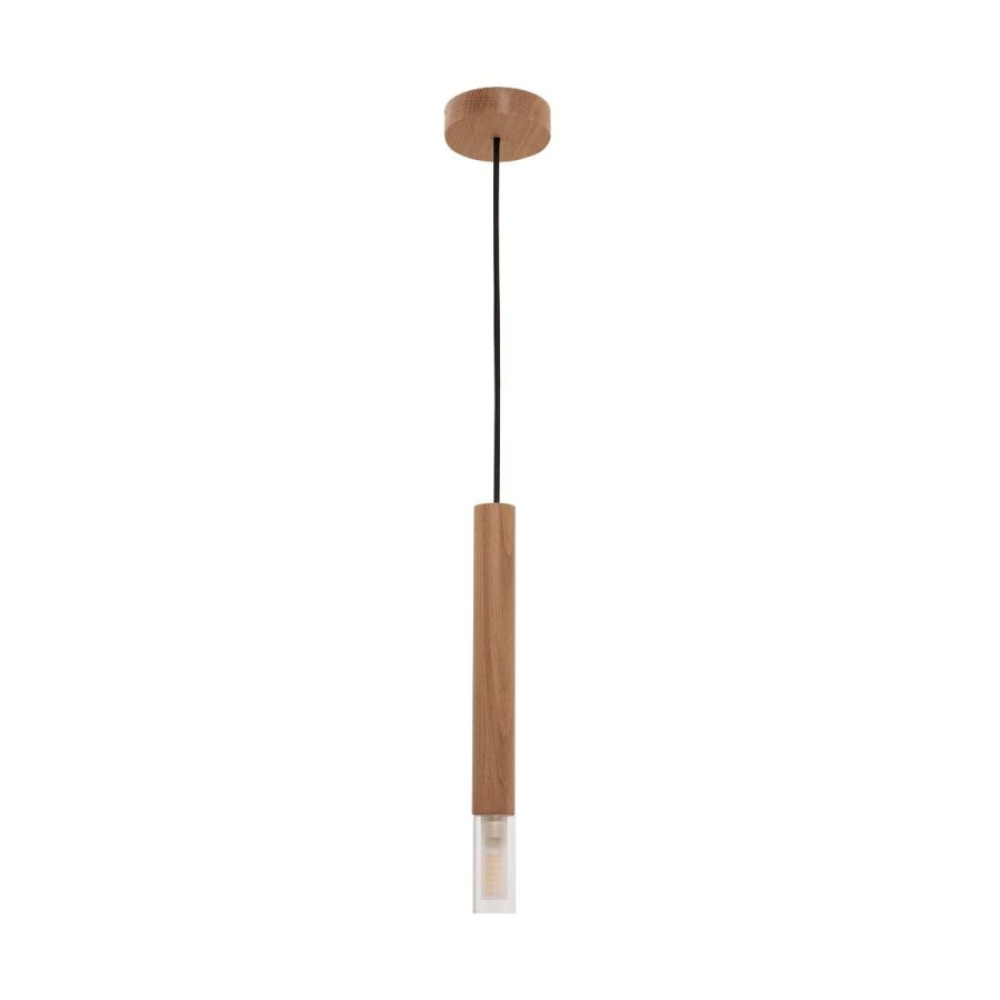 Suspensie de interior MADERA - Art. 8620103, Zuma Line, Maro/Transparent