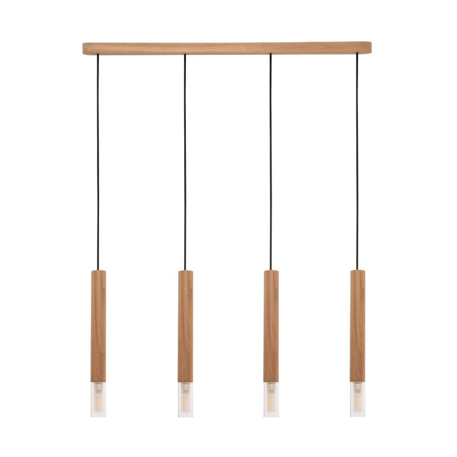 Suspensie de interior MADERA - Art. 8620403, Zuma Line, Maro/Transparent