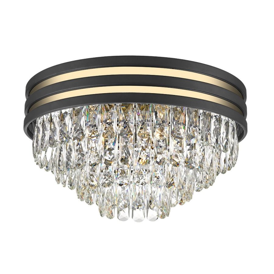 Candelabru de interior NAICA - Art. C0525-05A-P7D7, Zuma Line, Negru
