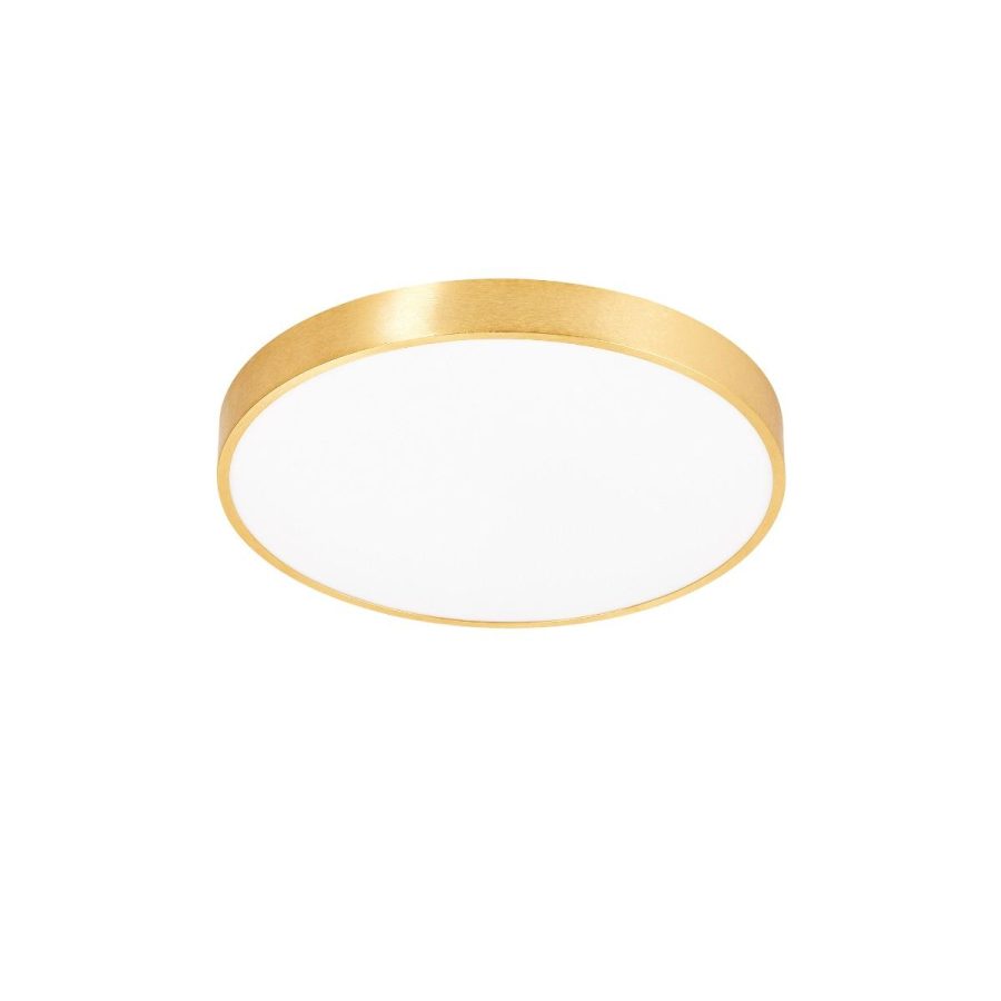 Plafonieră de interior SIERRA - Art. CL12100008-GD, Zuma Line, Auriu/Alb