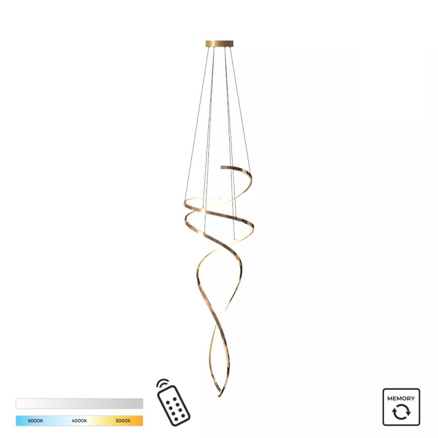 Suspensie de interior COCO - Art. MD3127-2M-3GT, Zuma Line, Auriu