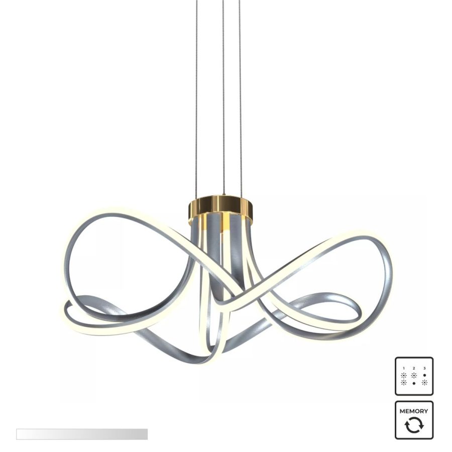 Suspensie de interior ABRO - Art. MD5520-4-3BGBDT, Zuma Line, Negru