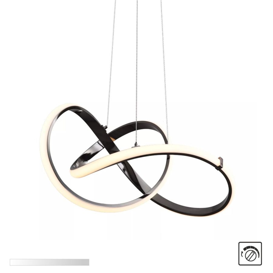 Suspensie de interior INDIGO - Art. MD9717-1-3BCD, Zuma Line, Negru