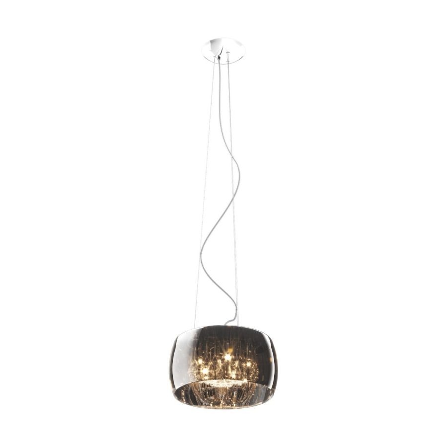 Suspensie de interior CRYSTAL - Art. P0076-05L-F4FZ, Zuma Line, Crom