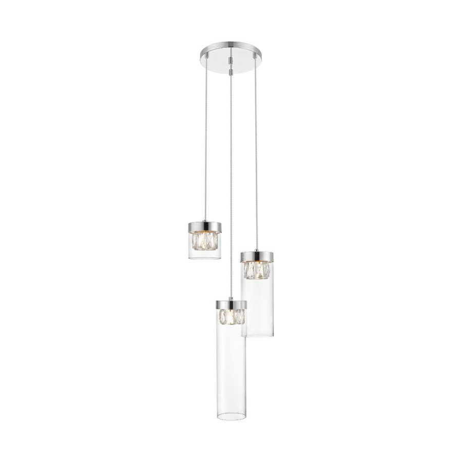 Suspensie de interior GEM - Art. P0389-03D-F4AC, Zuma Line, Crom